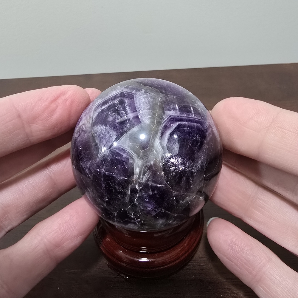 Dream Amethyst Crystal Sphere 56 mm